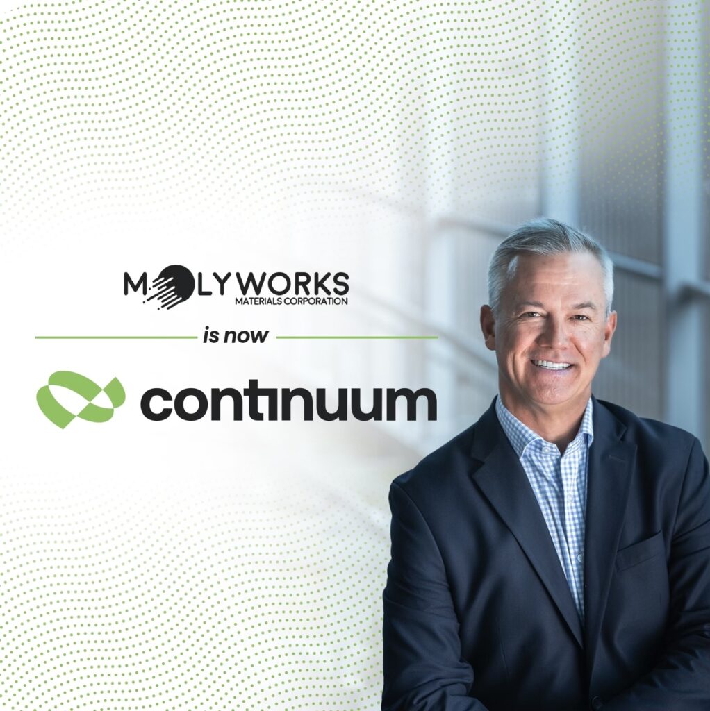 Molyworks Materials Corporation is now Continuum Powders